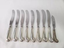 KIRK STIEFF "WILLIAMSBURG SHELL" STERLING KNIVES