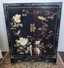 TWO DOOR ASIAN STYLE CABINET