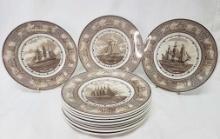 WEDGWOOD THE AMERICAN SAILING SHIPS PLATES