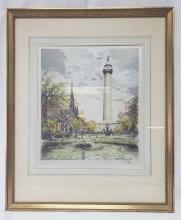 VERNON PLACE ETCHING BY HANS FIGURA