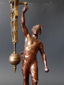 ART NOUVEAU STYLE PENDULUM CLOCK