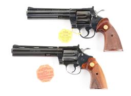 (M) Case Set of Colt Python & Diamondback Revolvers.