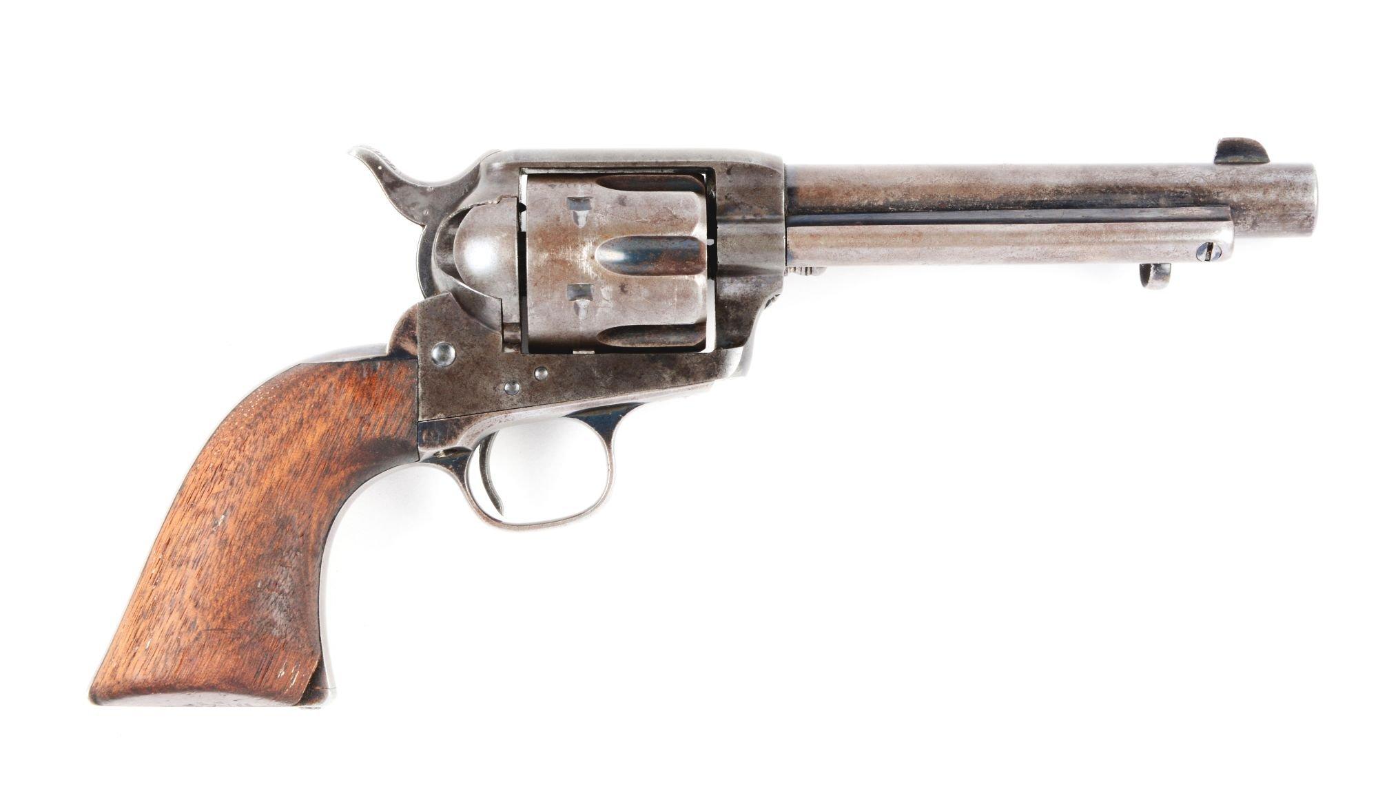 (A) U.S. Colt Single Action Army Artillery Revolver.