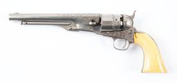 (A) Engraved & Plated Colt Model 1860 Army Percussion Revolver.