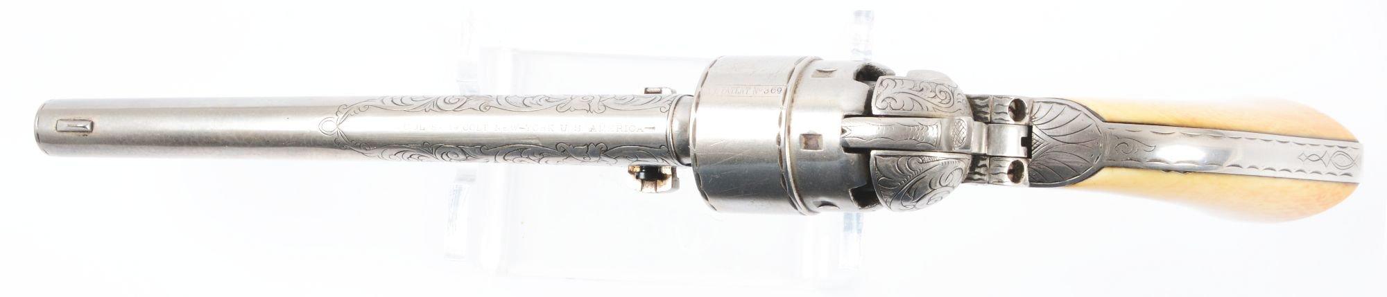 (A) Engraved & Plated Colt Model 1860 Army Percussion Revolver.