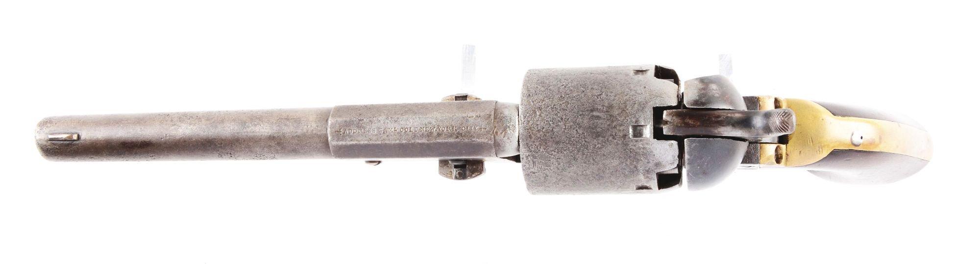 (A) Colt 3rd Model Dragoon Percussion Revolver.