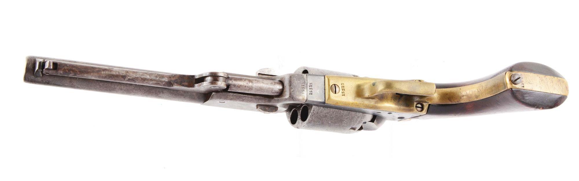 (A) Colt 3rd Model Dragoon Percussion Revolver.
