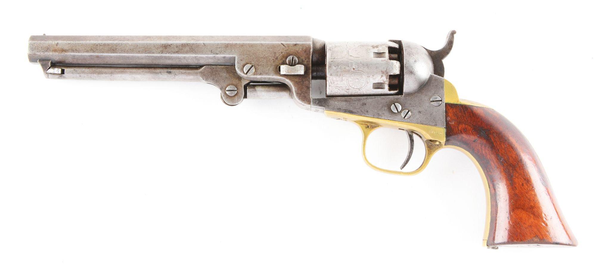 (A) Colt Model 1849 Percussion Pocket Revolver.