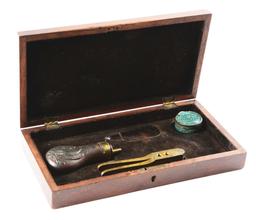 Rare Original Colt Walnut Display Box for 1848 Baby Dragoon.
