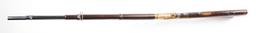 (A) Winchester Model 1866 Lever Action Musket with Bayonet.