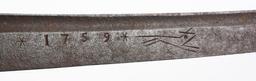 Iron Hilted Hanger.