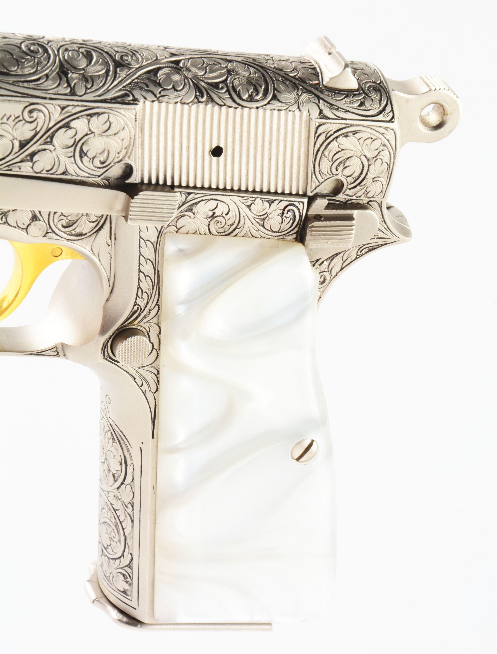 (M) Cased Set of 3: Browning Renaissance Semi-Automatic Pistols.