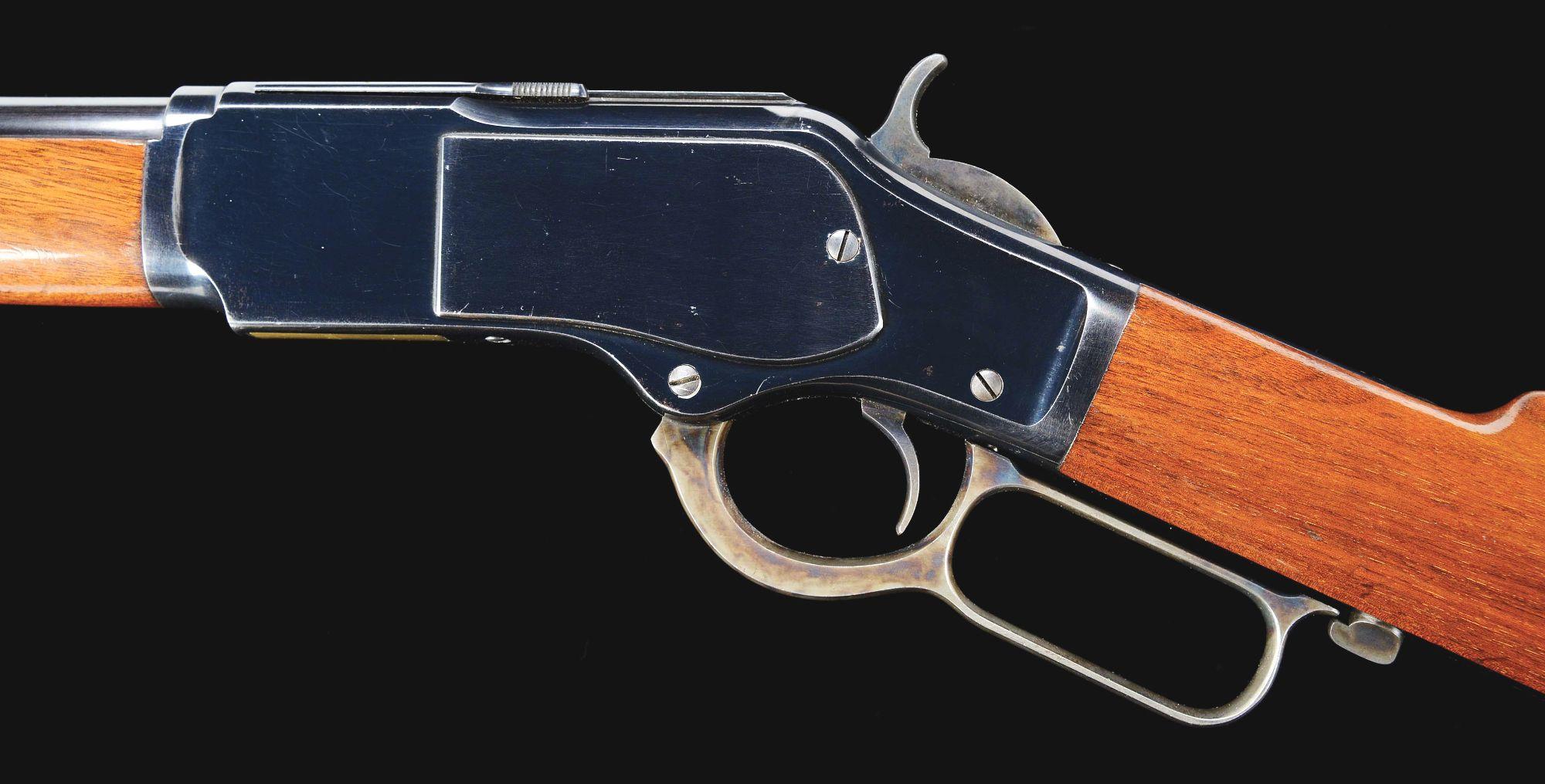 (A) Fabulous Winchester Model 1873 .32 WCF Rifle (1887).