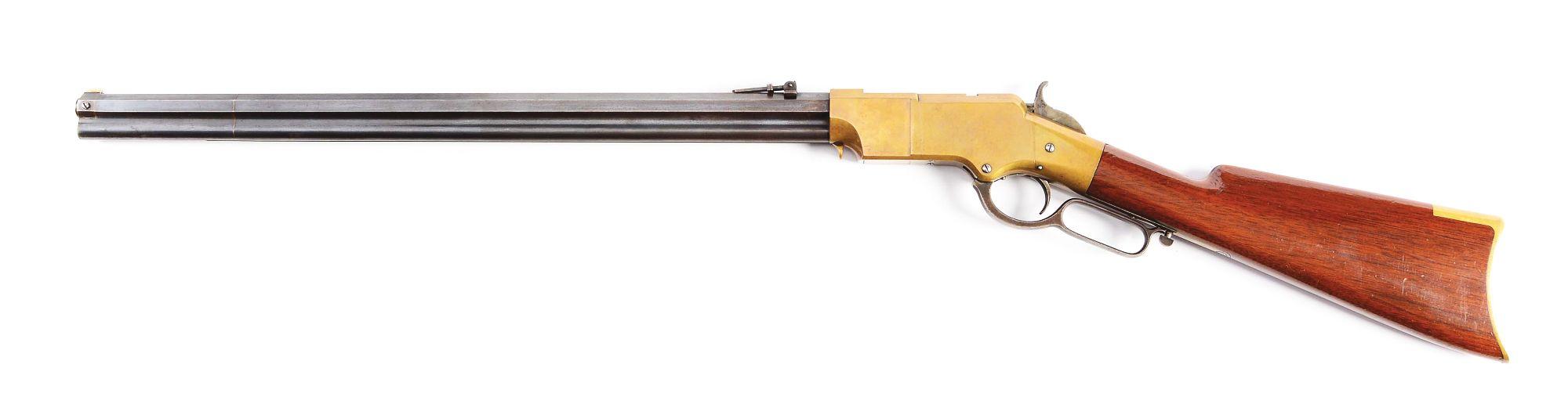 (A) Magnificent New Haven Arms Model 1860 Henry Lever Action Rifle (1862).