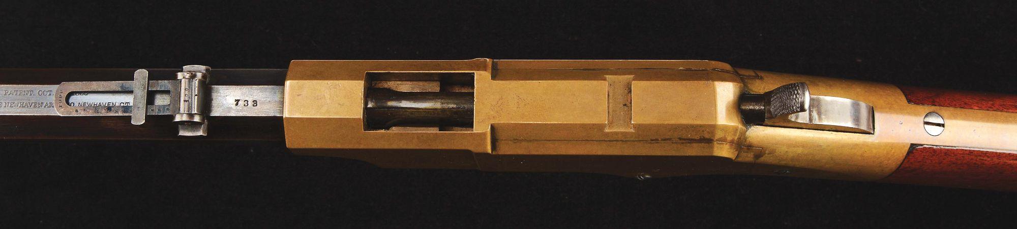 (A) Magnificent New Haven Arms Model 1860 Henry Lever Action Rifle (1862).