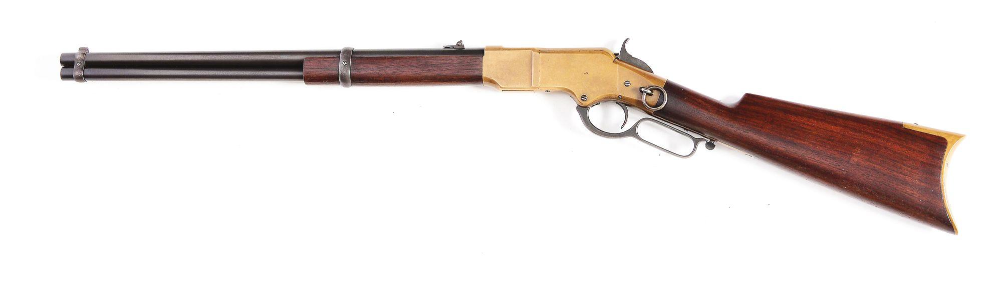 (A) Exceedingly Rare & Desirable Flatside Winchester 1866 Saddle Ring Carbine - 1st Model (1868).