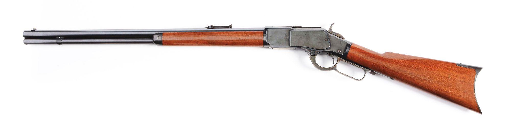 (A) Stunning Winchester Model 1873 Lever Action Rifle (1883).