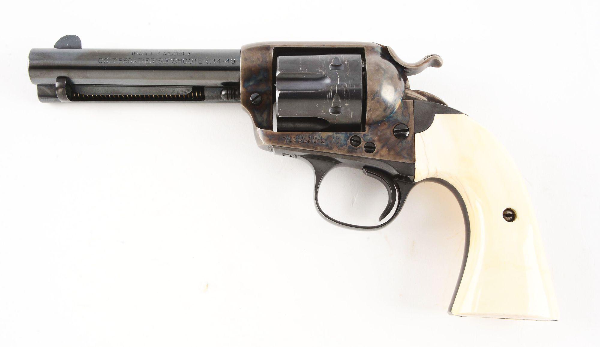(C) Colt Bisley Frontier Six Shooter .44-40 Revolver - Texas Shipped (1906).