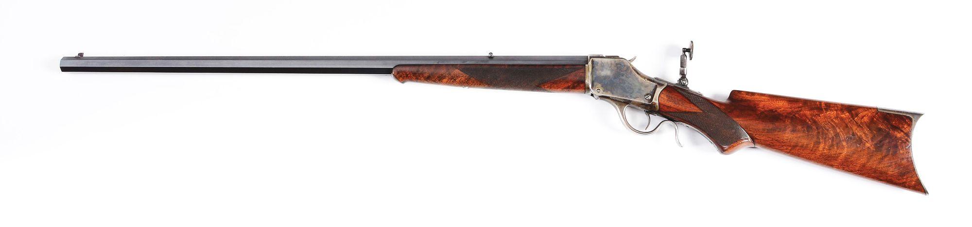 (A) High Conditioned Deluxe Winchester Model 1885 High Wall No. 3 Lever Action Rifle (1888).