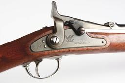 (A) Extremely Rare U.S. Springfield Model 1867 "Cadet" Trapdoor Rifle.