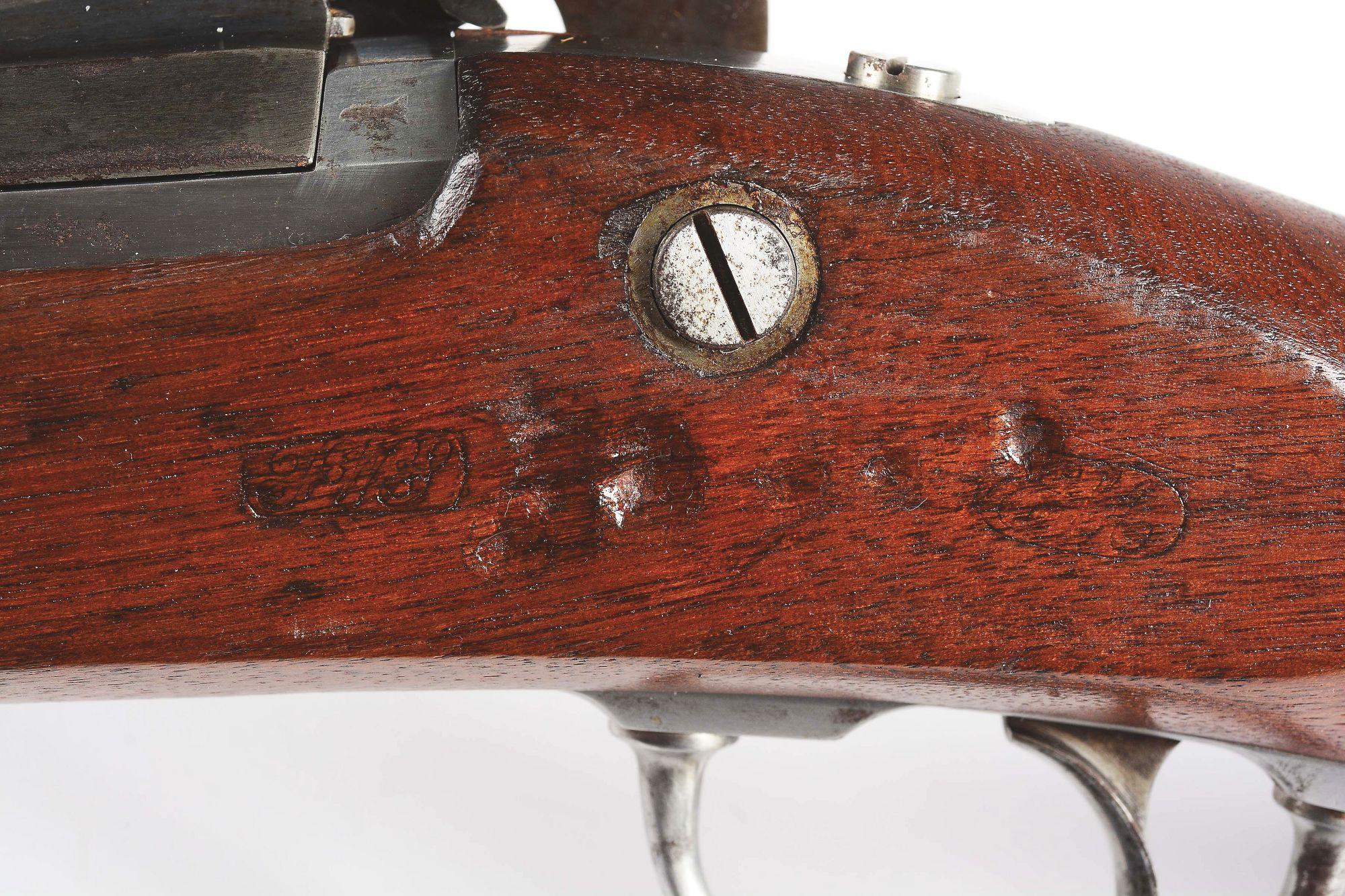 (A) Extremely Rare U.S. Springfield Model 1867 "Cadet" Trapdoor Rifle.