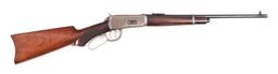 (A) Winchester Model 1894 Deluxe Lever Action Carbine.