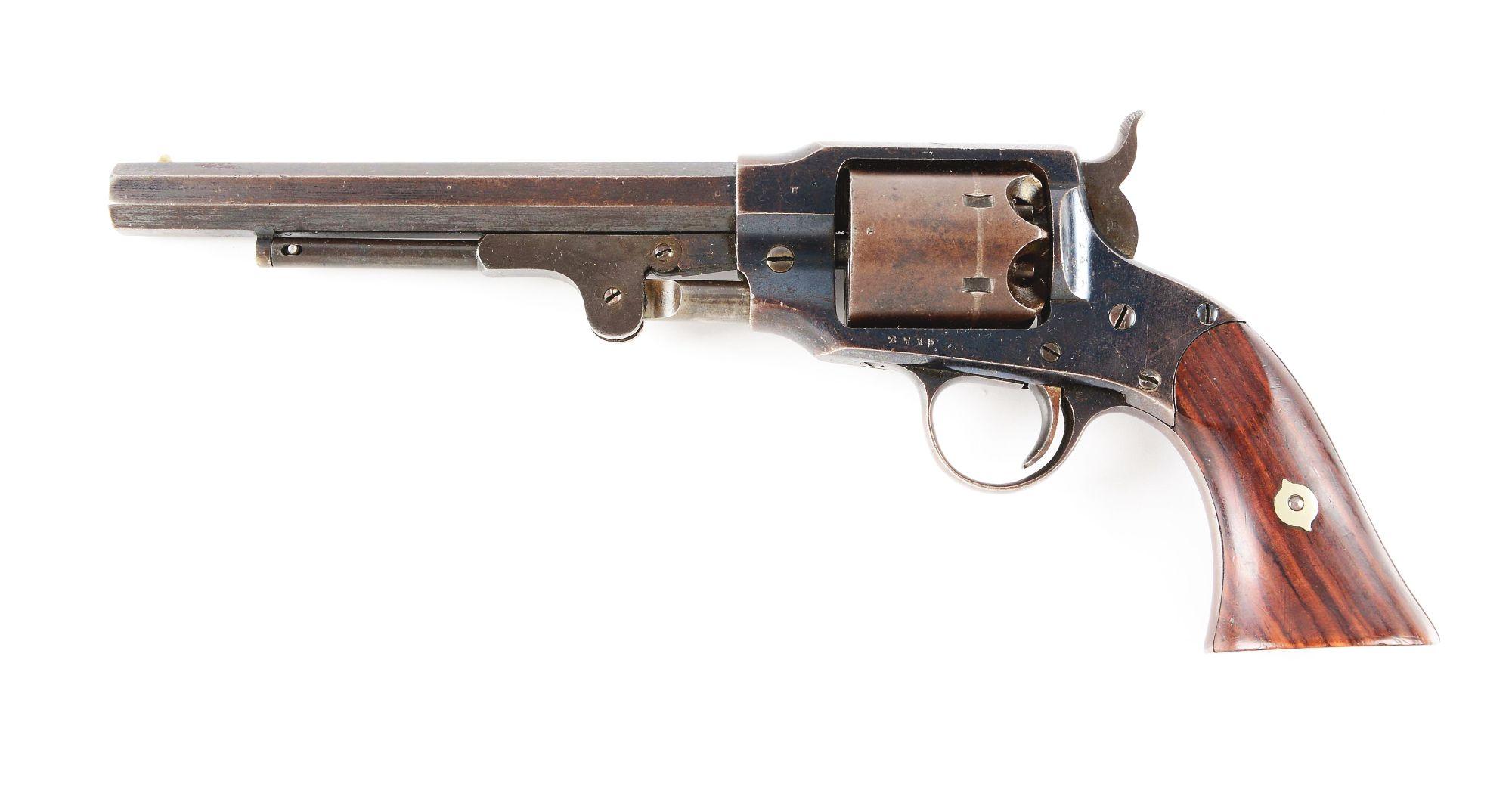 (A) Rogers & Spencer Army Model Percussion Revolver.