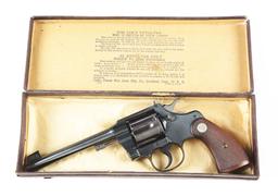 (C) Boxed Pre-War Colt Officer's Model .22 Double Action Target Revolver (1937).