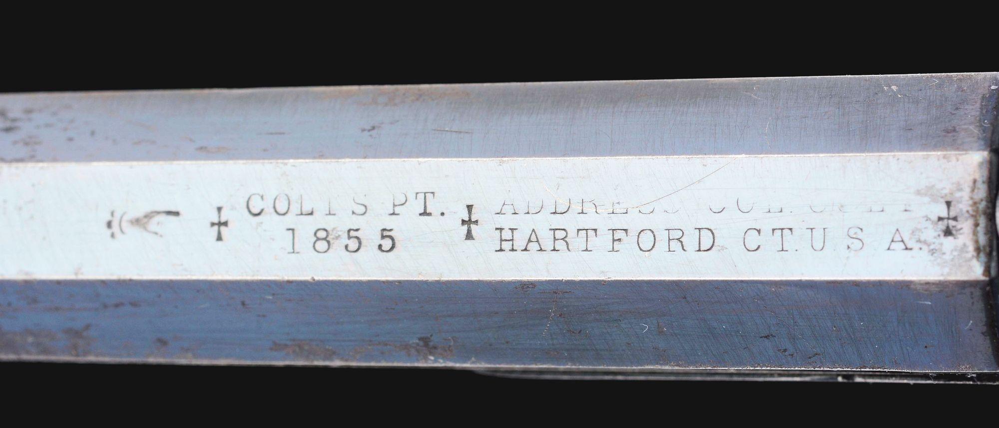 (A) Extremely Rare Colt Factory Cutaway 1855 Side Hammer Root Revolver (1857).