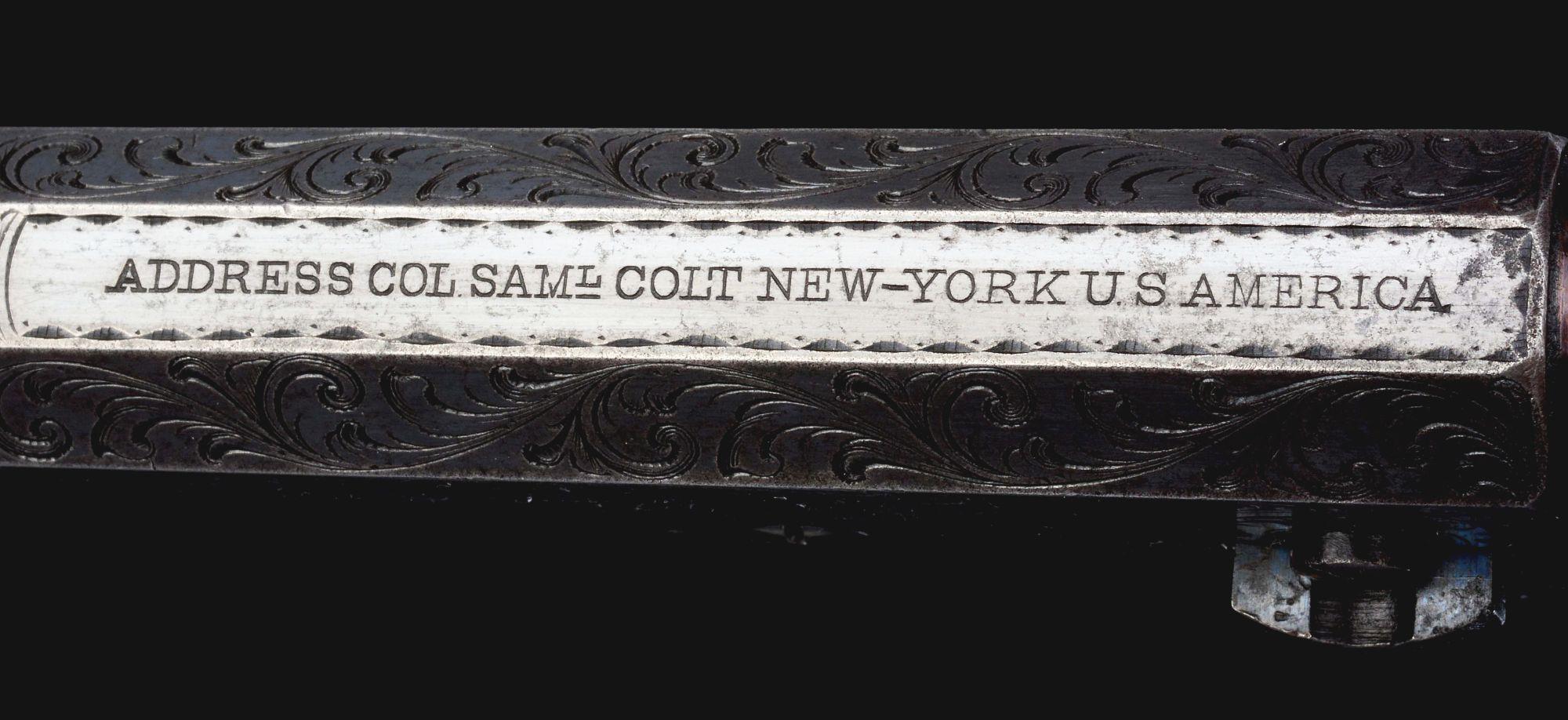 (A) Rare Factory Engraved Cased Colt Model 1862 Pocket Navy with Ivory Grips (1861).