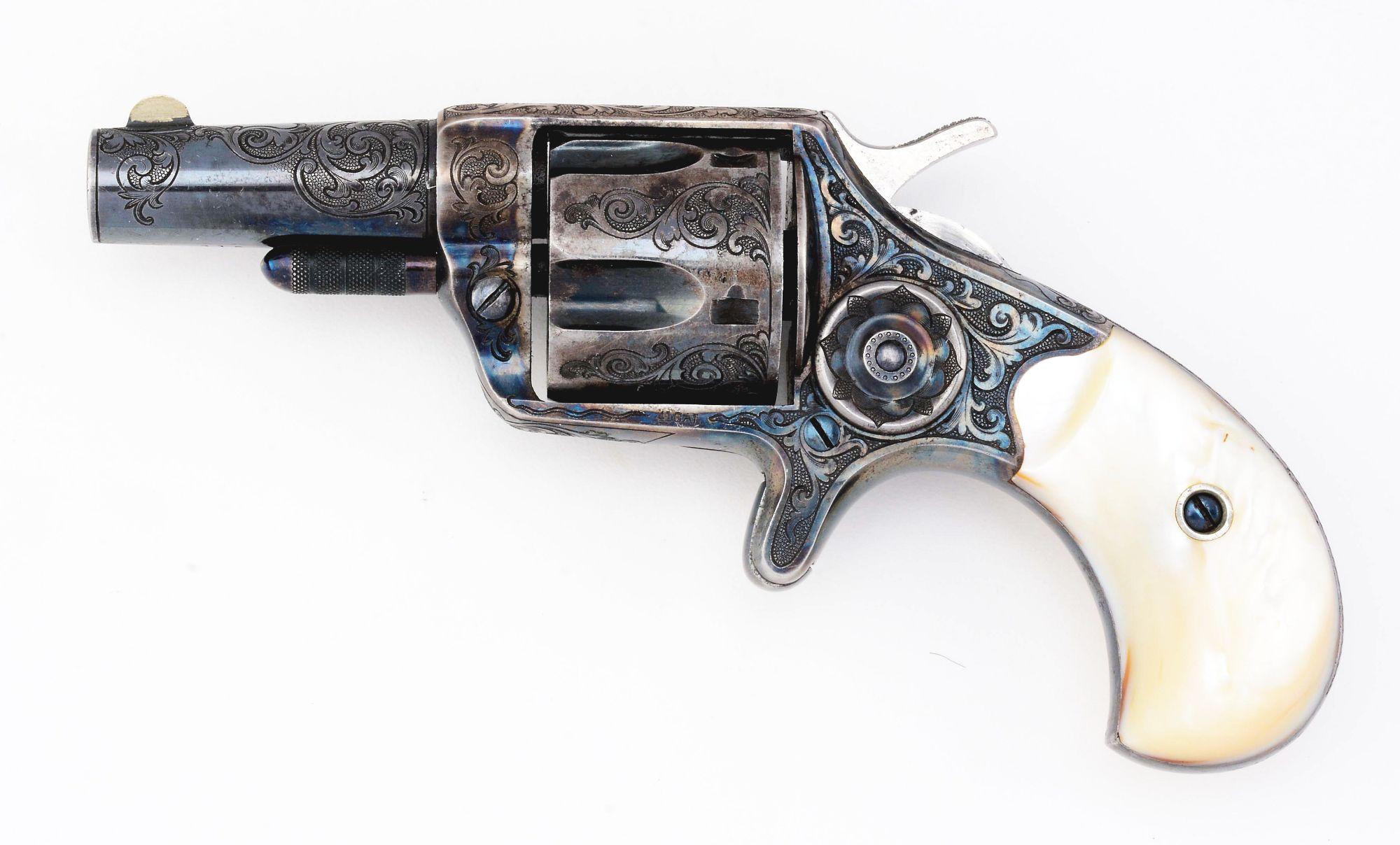 (A) Superb Factory Engraved "Big Colt" Colt New Line Single Action Revolver (1874).