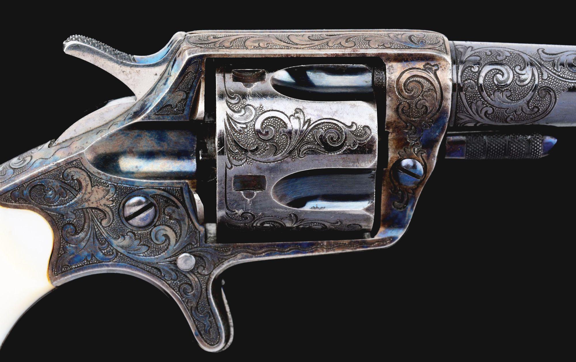 (A) Superb Factory Engraved "Big Colt" Colt New Line Single Action Revolver (1874).