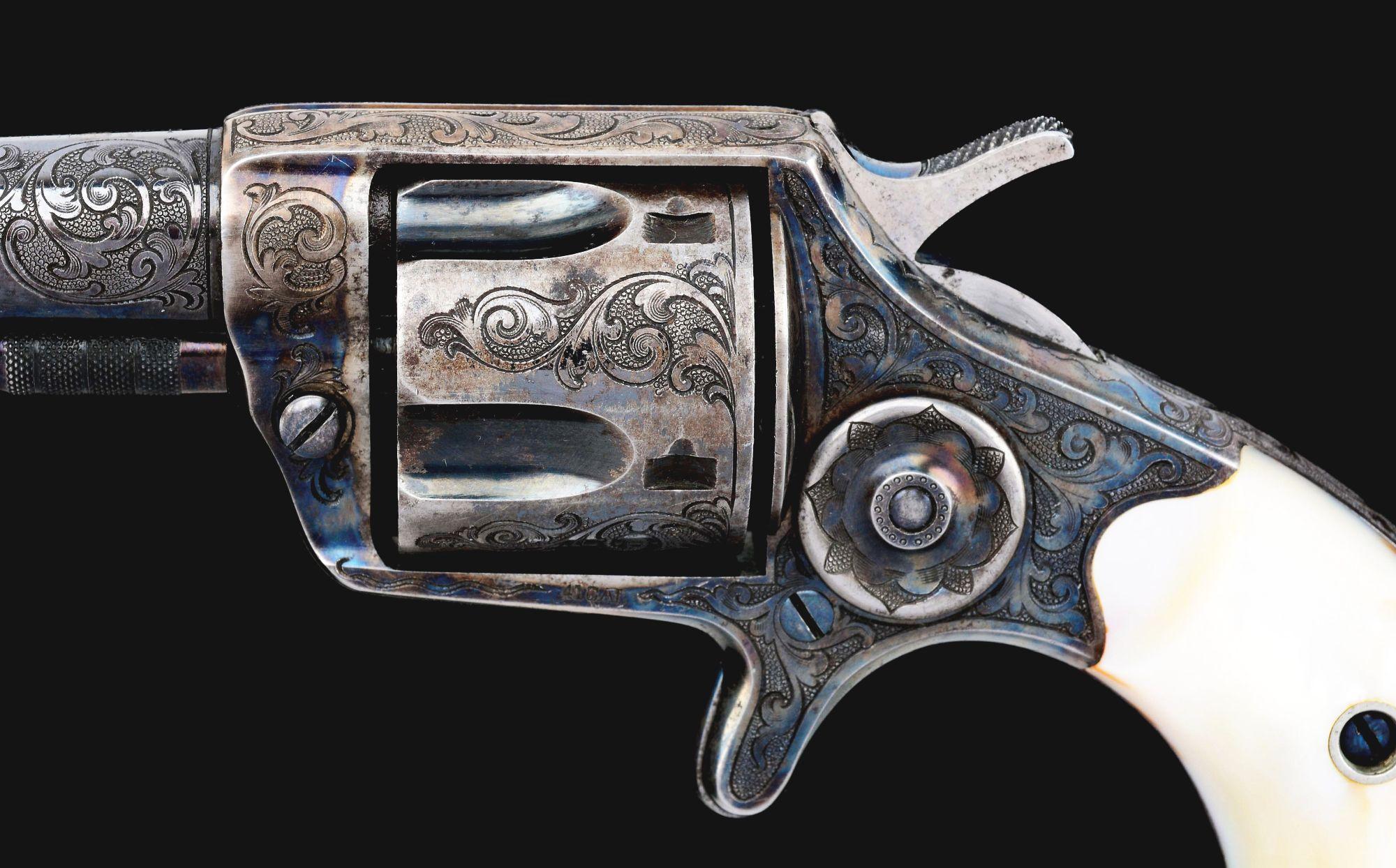 (A) Superb Factory Engraved "Big Colt" Colt New Line Single Action Revolver (1874).