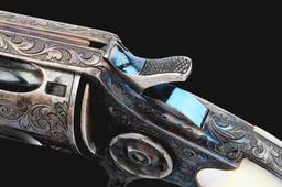 (A) Superb Factory Engraved "Big Colt" Colt New Line Single Action Revolver (1874).