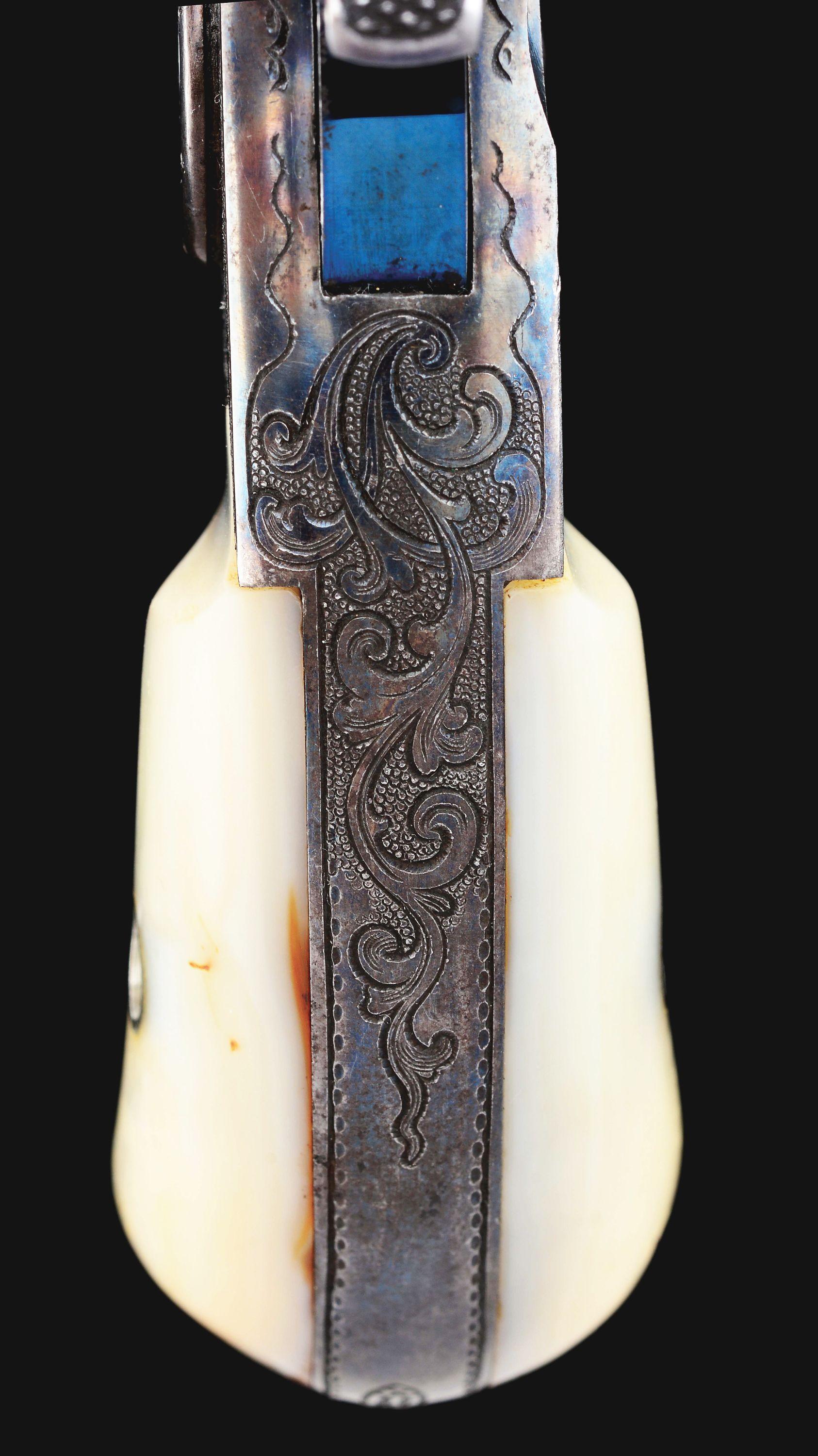 (A) Superb Factory Engraved "Big Colt" Colt New Line Single Action Revolver (1874).