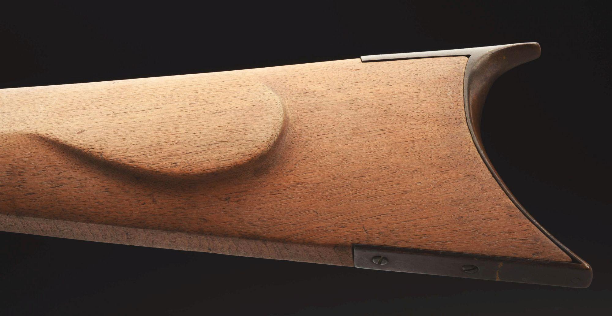 Documented Clark Gable's Half Stock Percussion Rifle From "across The Wide Missouri" Motion Picture.