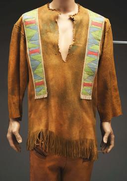 Shirt And (2) Pants Worn By Clark Gable In Across The Wide Missouri.