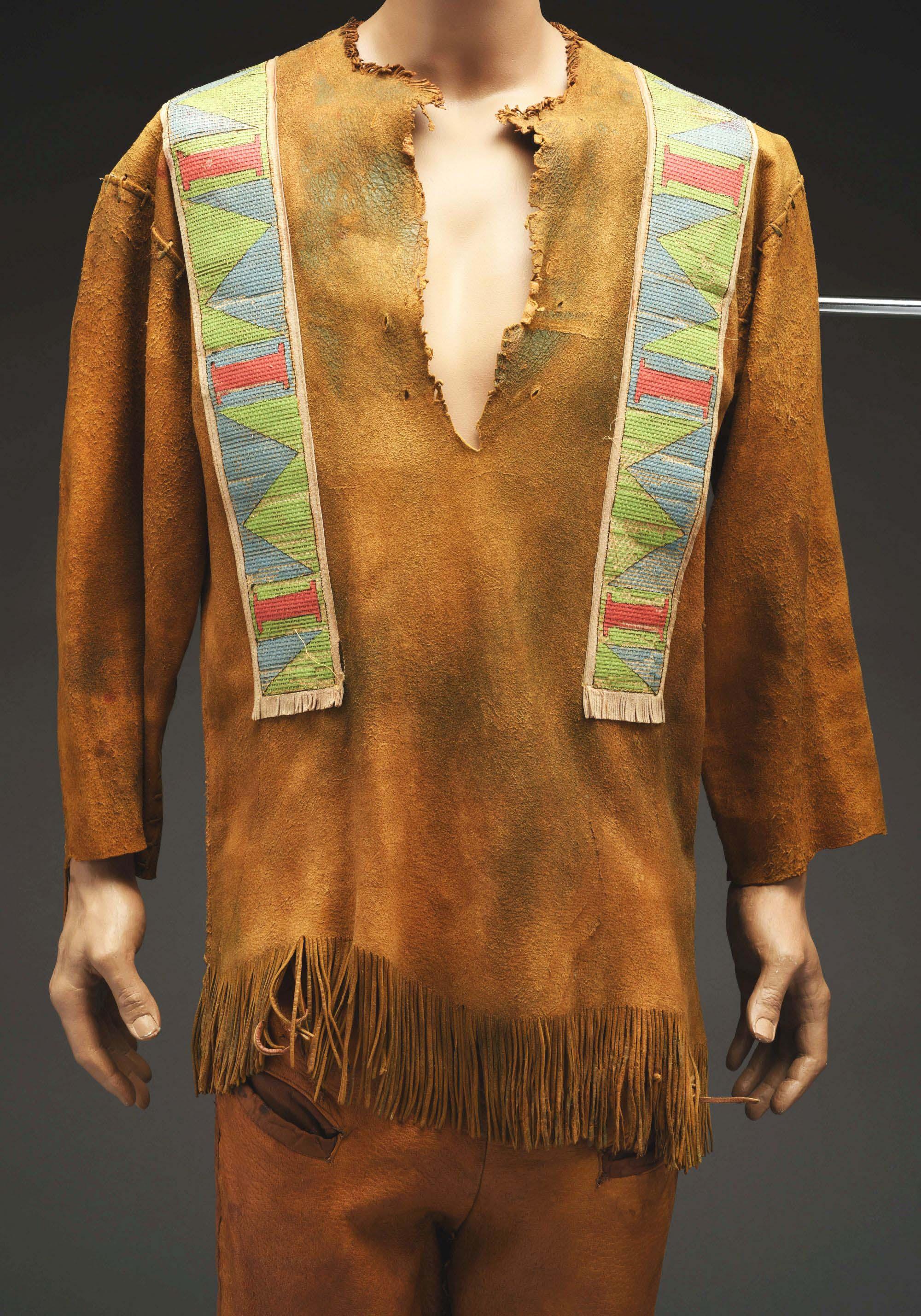 Shirt And (2) Pants Worn By Clark Gable In Across The Wide Missouri.