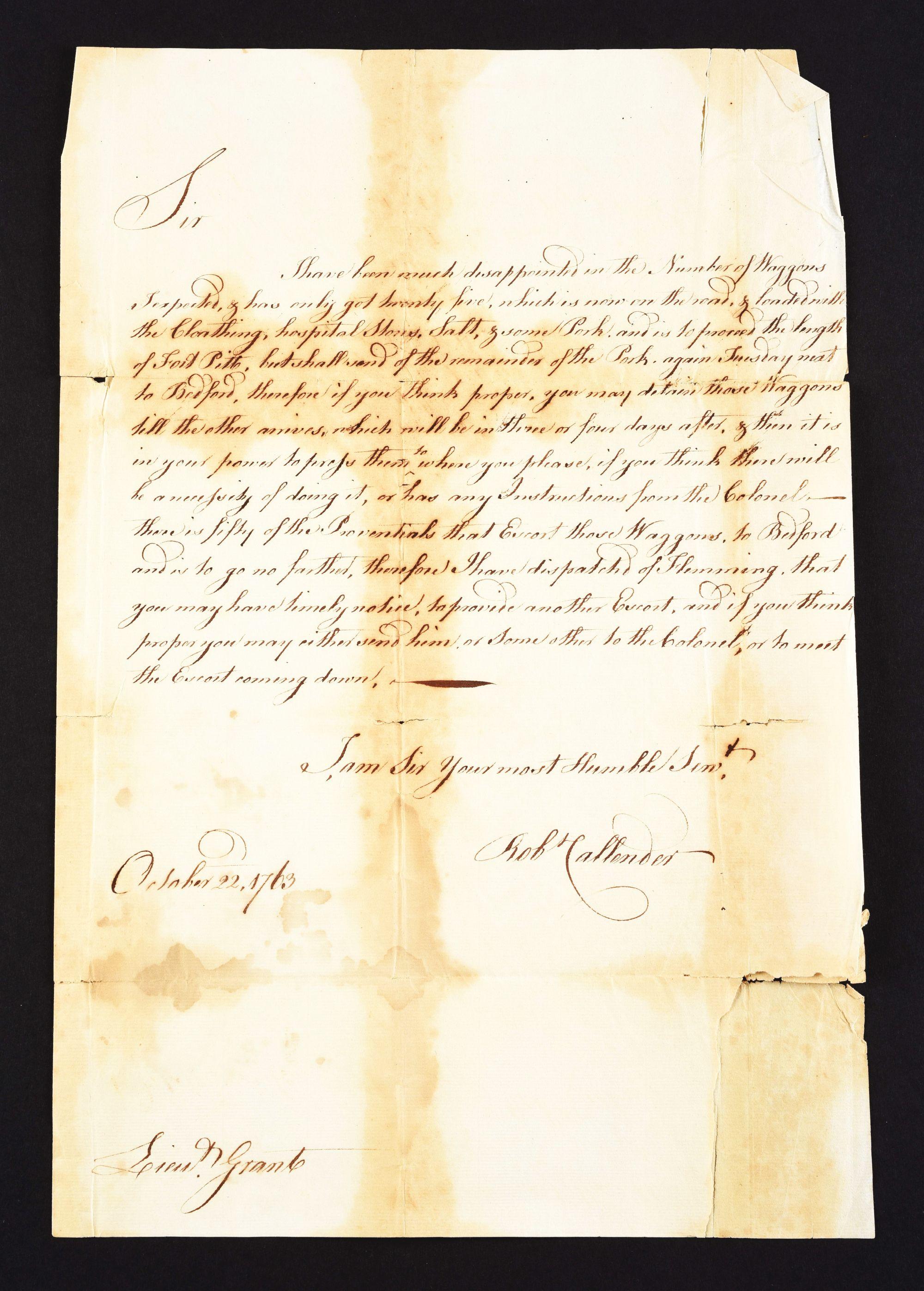 Breaking Indian Resistance: Lieutenant Grant And "pontiac's Conspriacy", 1763.