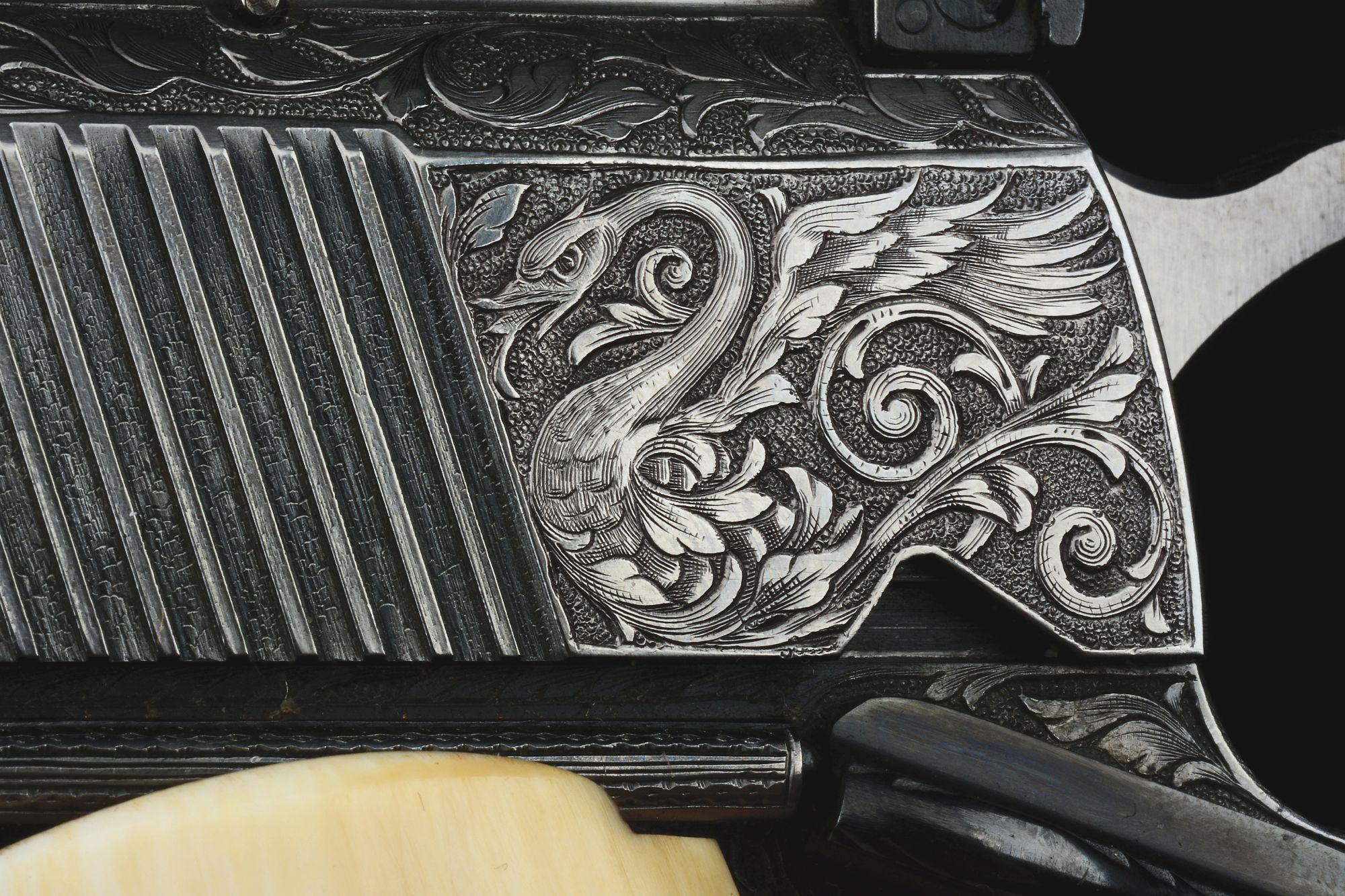 (M) Custom Engraved Colt Series 70 Gold Cup National Match Model 1911A1 Semi-Automatic Pistol (1974)
