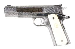 (M) Custom Engraved Colt Series 70 Gold Cup National Match Model 1911A1 Semi-Automatic Pistol (1974)