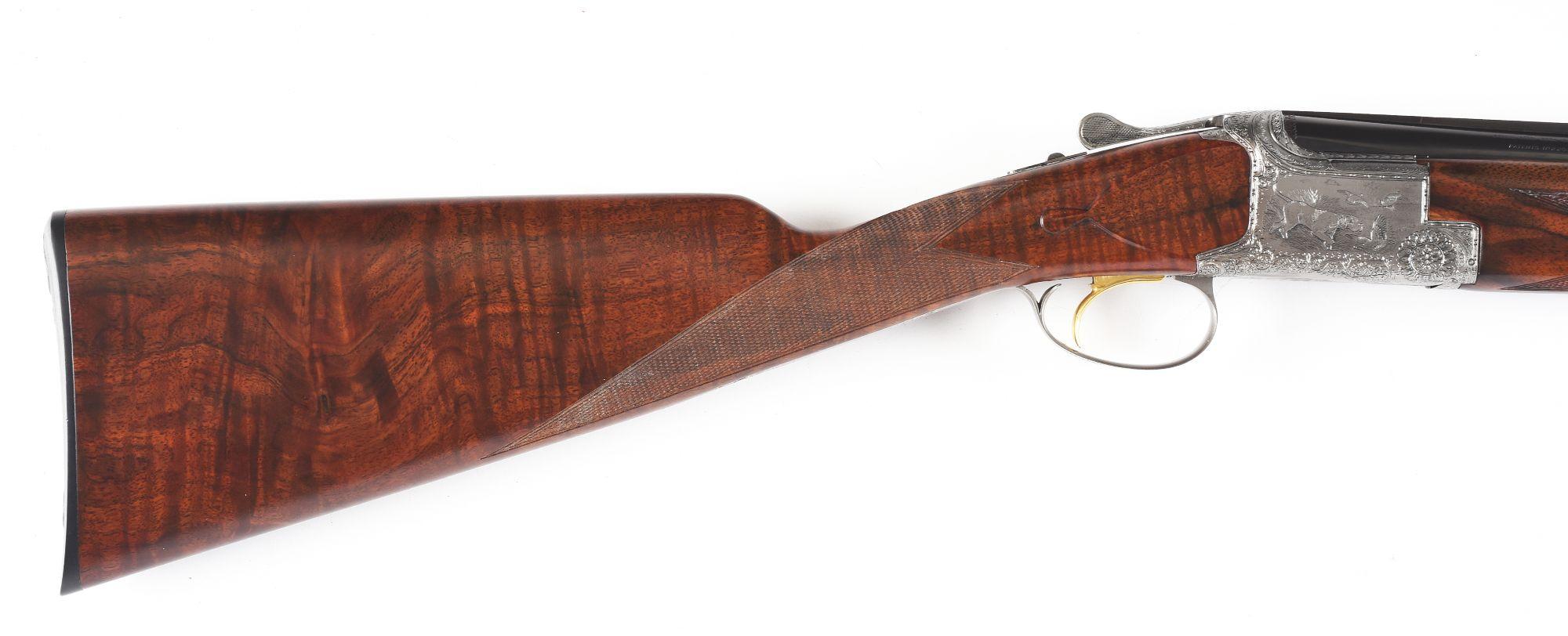 (M) Custom 20 Gauge Browning "Exhibition" Superlight Over Under Shotgun Engraved By Browning Engrave