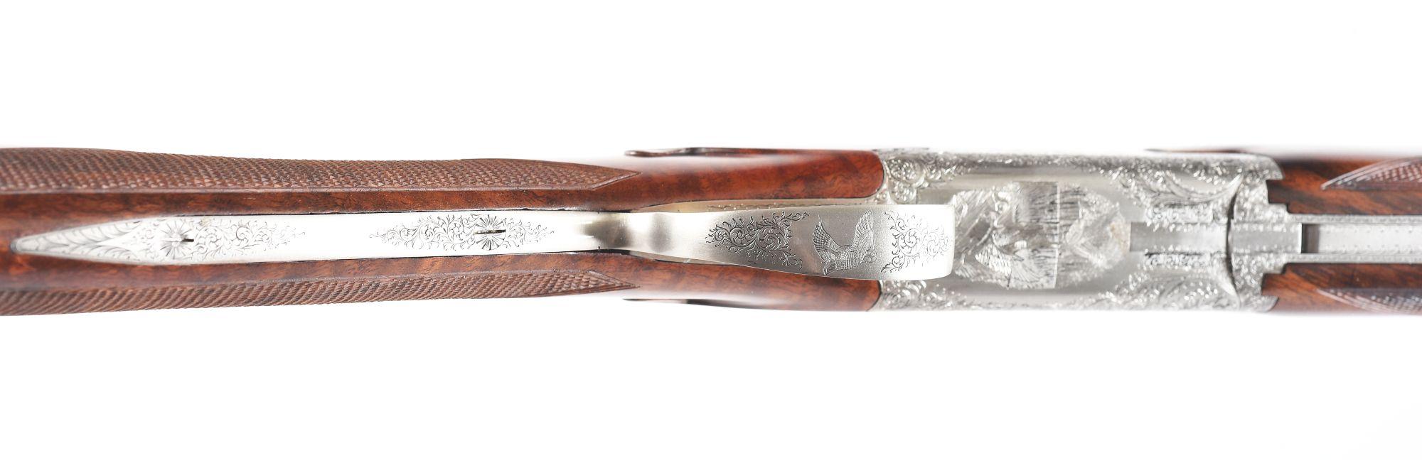(M) Custom 20 Gauge Browning "Exhibition" Superlight Over Under Shotgun Engraved By Browning Engrave