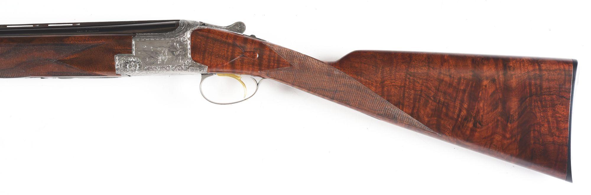 (M) Custom 20 Gauge Browning "Exhibition" Superlight Over Under Shotgun Engraved By Browning Engrave