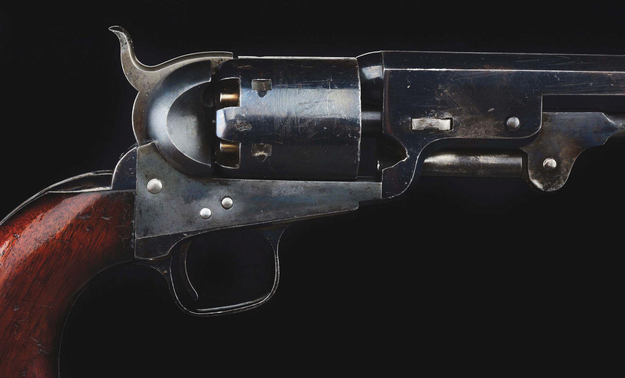 (A) Spectacular Cased London Colt Model 1851 Percussion Revolver (1855).