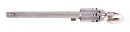 (A) Rare 7 - 1/2" Colt 1860 Long Flute Silver Plated Army Revolver with Original Shoulder Stock