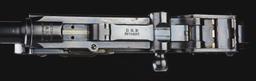 (A) Cased Loewe C93 Borchardt Semi Automatic Pistol with Shoulder Stock.