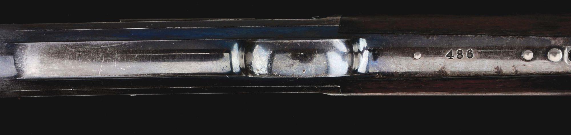 (A) Spectacular 1st Year Production Colt Lightning Large Frame Baby Carbine (1887).