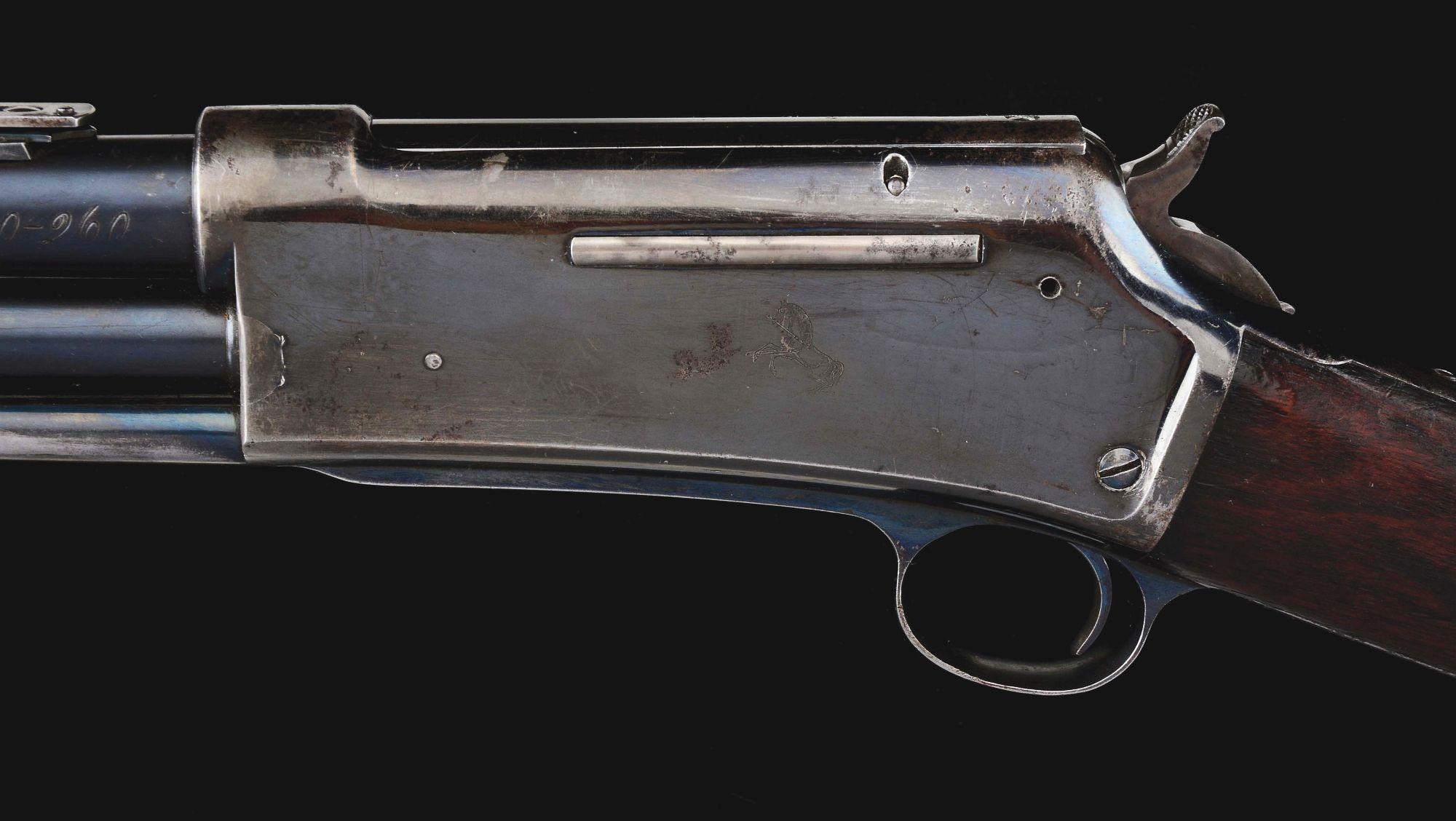 (A) Spectacular 1st Year Production Colt Lightning Large Frame Baby Carbine (1887).
