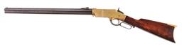 (A)Rare Hoggson Engraved Model 1860 Henry Lever Action Rifle.